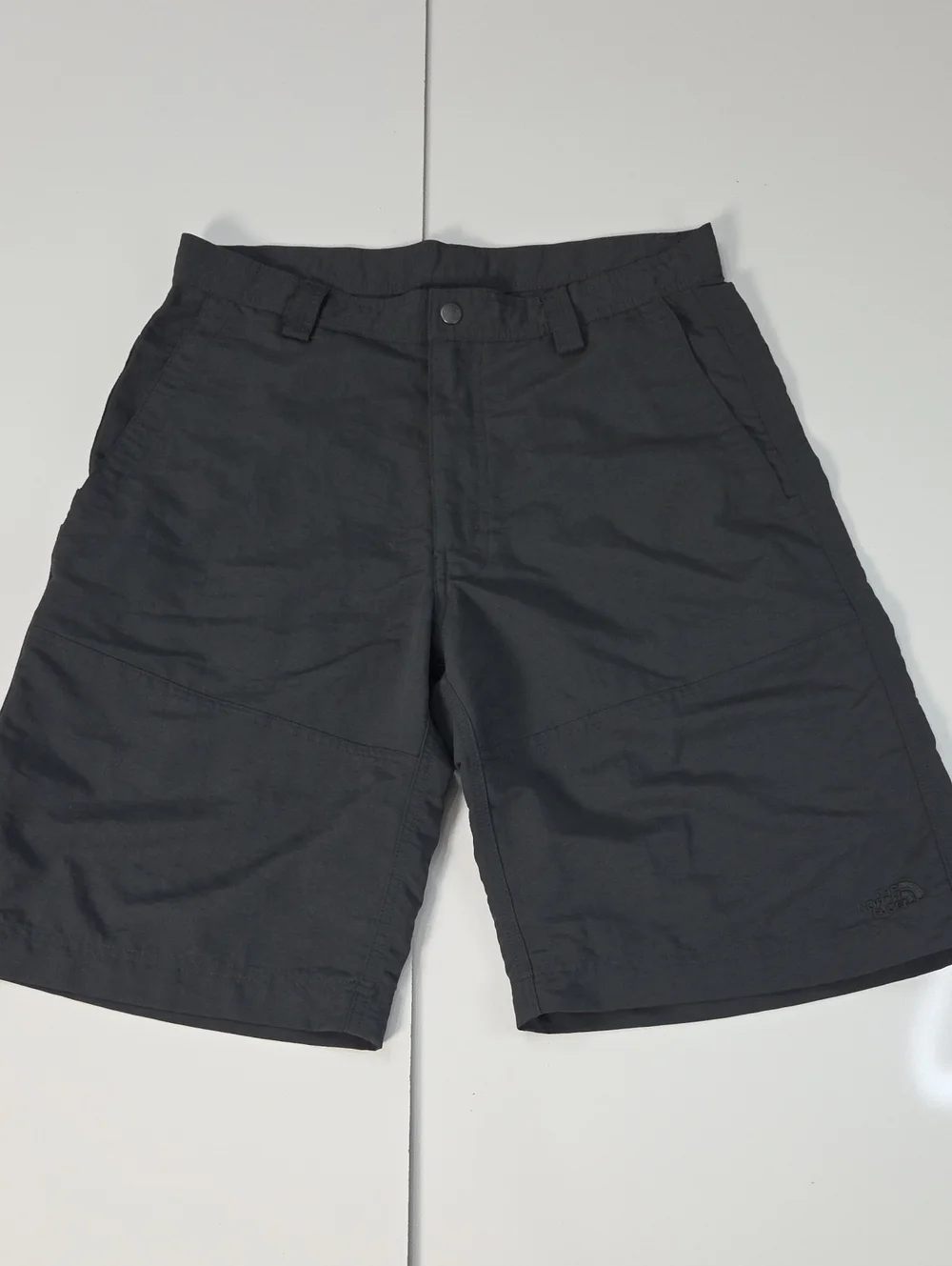 The North Face Charcoal Gray Men's Flat-Front Outdoor Shorts